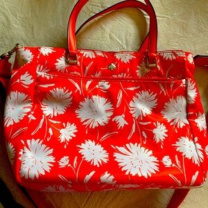 🧡🍊🍑♠️NWOT JAE WILD BLOSSOM  KATE SPADE ♠️ CROSSBODY/TOTE